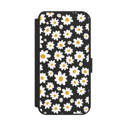 Samsung Galaxy S23+ NIVOflip Daisy Flower Seamless Pattern Transparent