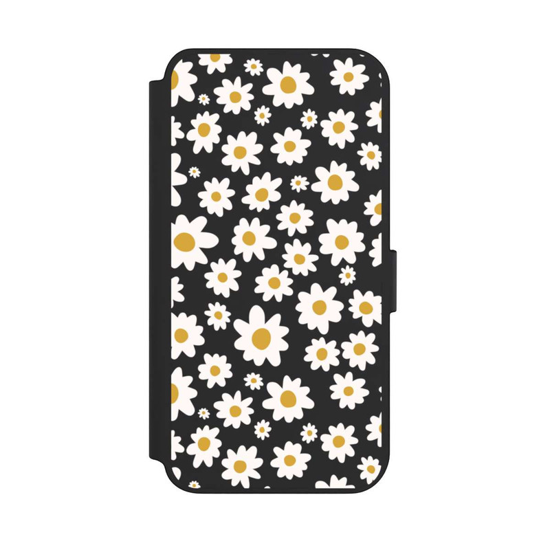 Galaxy S23 + NIVOflip Daisy Flower Seamless Pattern Transparent