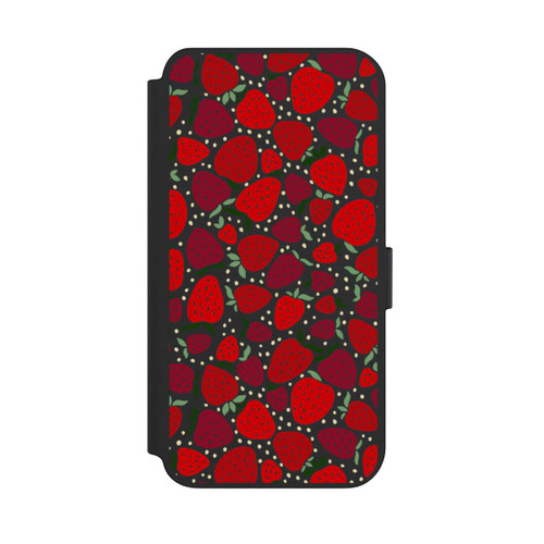 Samsung Galaxy S23+ NIVOflip Strawberry Pattern Comic Transparent