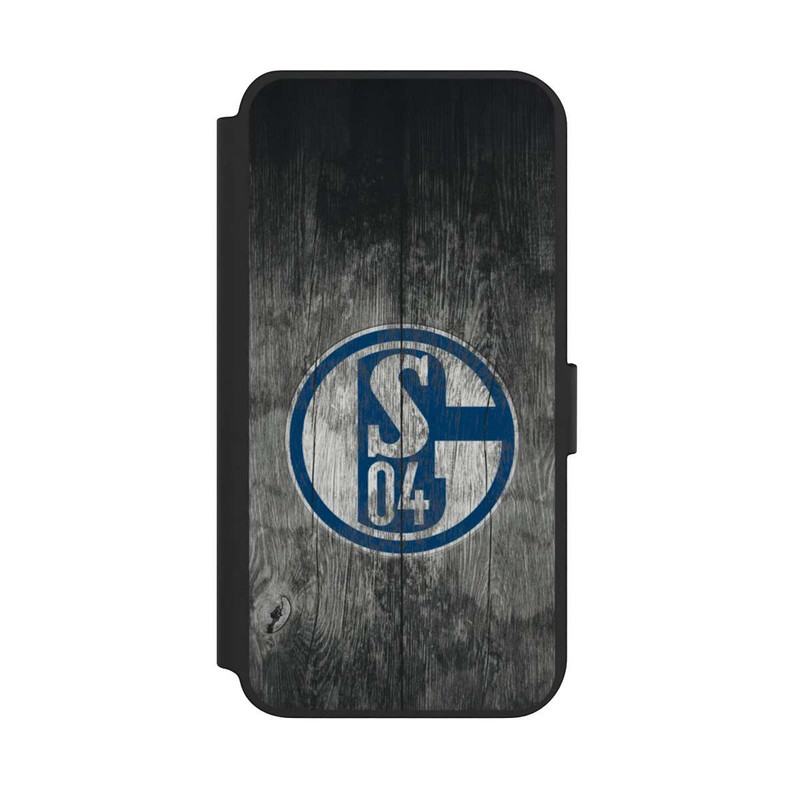 Galaxy S23 + NIVOflip Schalke 04 Holz Look
