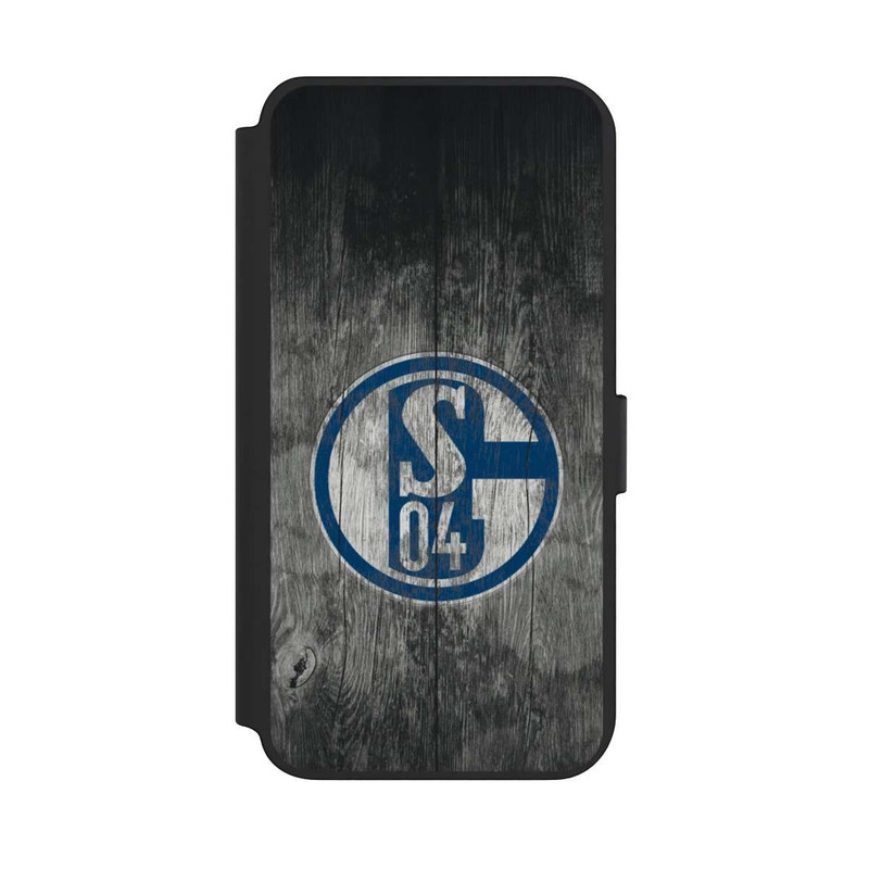 Galaxy S23 + NIVOflip Schalke 04 Holz Look