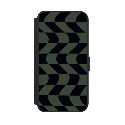 Samsung Galaxy S23+ NIVOflip Checked Pattern Green Black