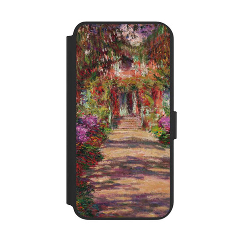 Samsung Galaxy S23+ NIVOflip Eine Allee in Monets Garten in Giverny by Claude Monet