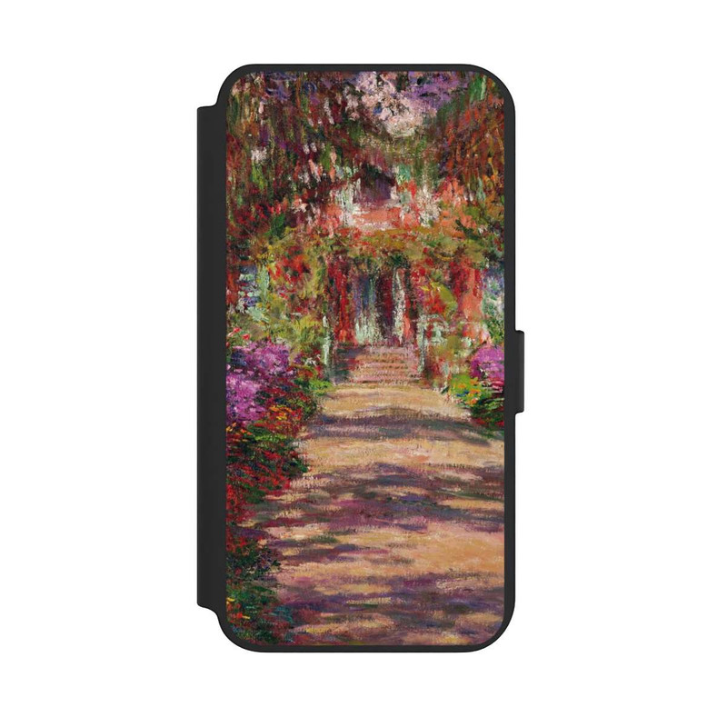 Galaxy S23 + NIVOflip Eine Allee in Monets Garten in Giverny by Claude Monet