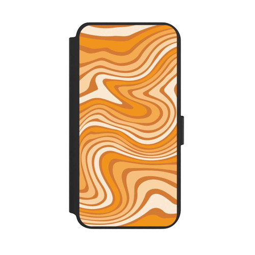 Samsung Galaxy S23+ NIVOflip Wellenmuster Orange