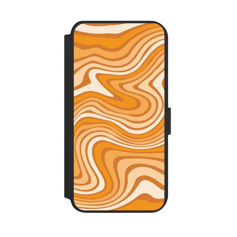 Galaxy S23 + NIVOflip Wellenmuster Orange