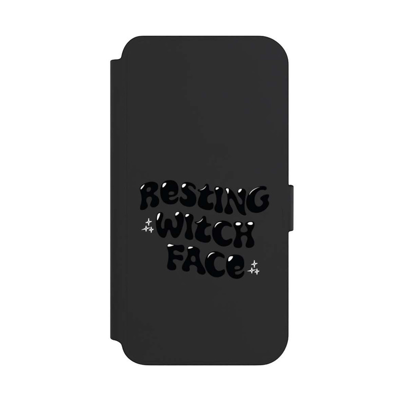 Galaxy S23 + NIVOflip Resting Witch Face Transparent