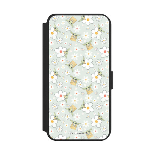Samsung Galaxy S23+ NIVOflip Baby Yoda Blumen Muster