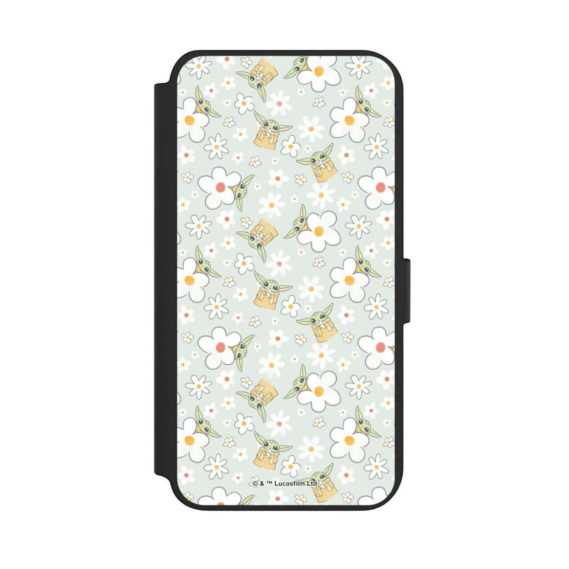 Galaxy S23 + NIVOflip Baby Yoda Flower Pattern