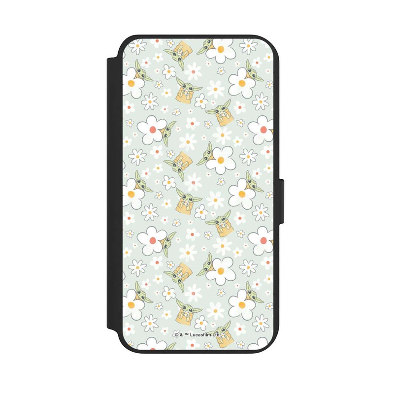 Galaxy S23 + NIVOflip Baby Yoda Flower Pattern