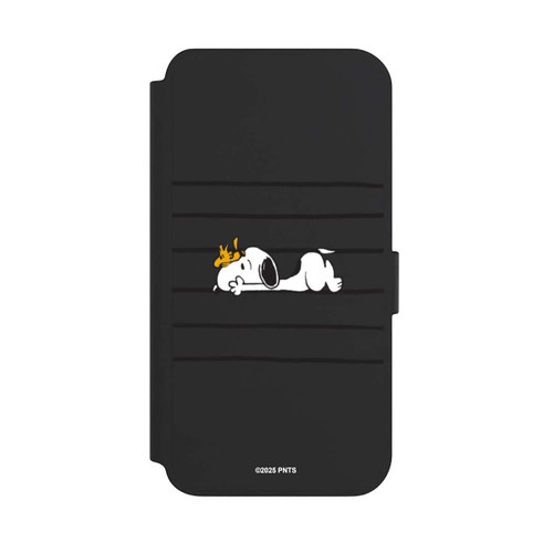 Samsung Galaxy S23+ NIVOflip Snoopy Woodstock Streifen Peanuts Transparent