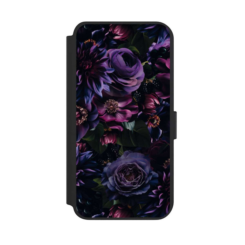 Galaxy S23 + NIVOflip Dunkle Lila Blüten 