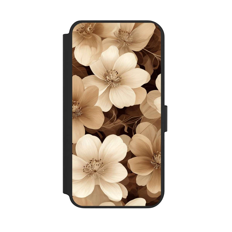 Galaxy S23 + NIVOflip Naturfarbene Negativblumen mit KI