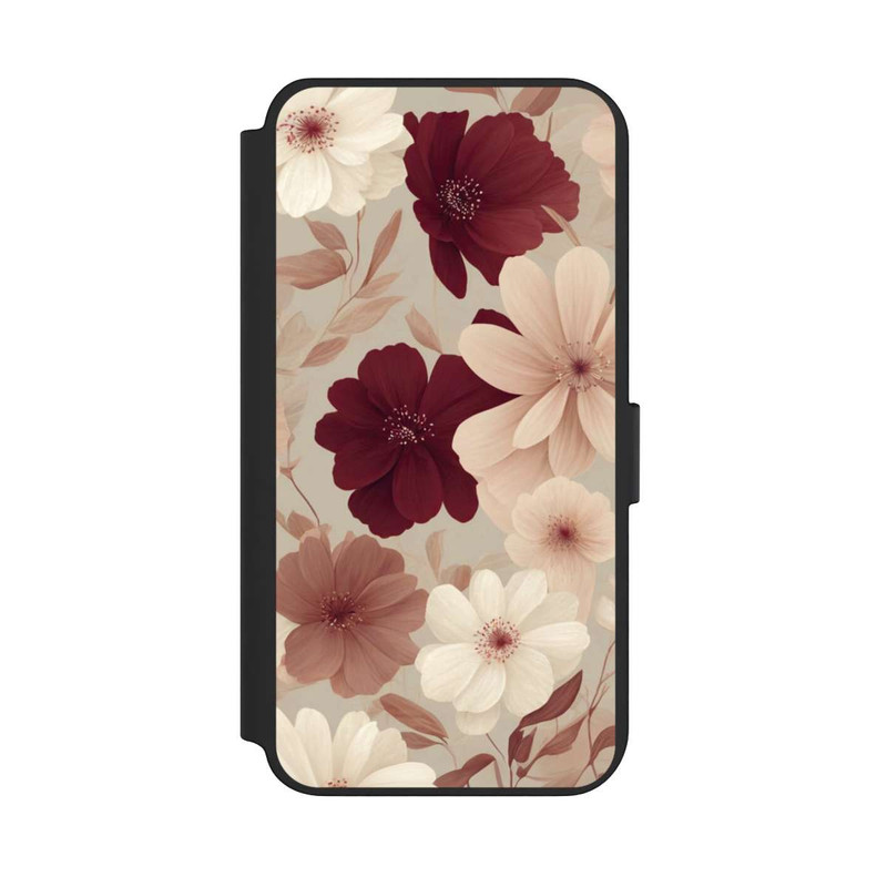 Galaxy S23 + NIVOflip Romantic Flowers Beige with AI