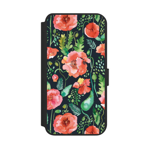 Samsung Galaxy S23+ NIVOflip Mohnblumen Dunkle Wildnis