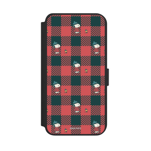 Samsung Galaxy S23+ NIVOflip Peanuts Rot Schottenmuster