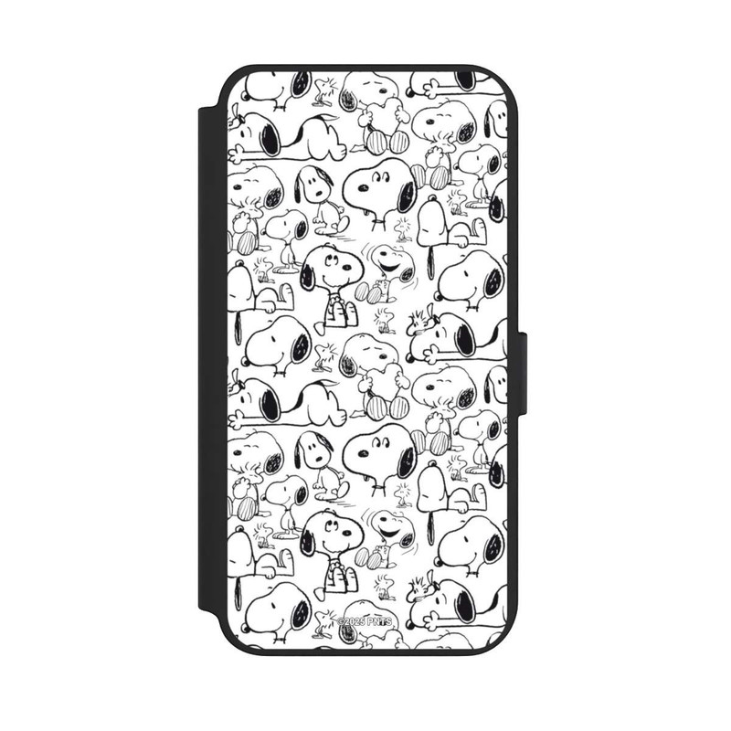 Galaxy S23 + NIVOflip Classic Snoopy Pattern White