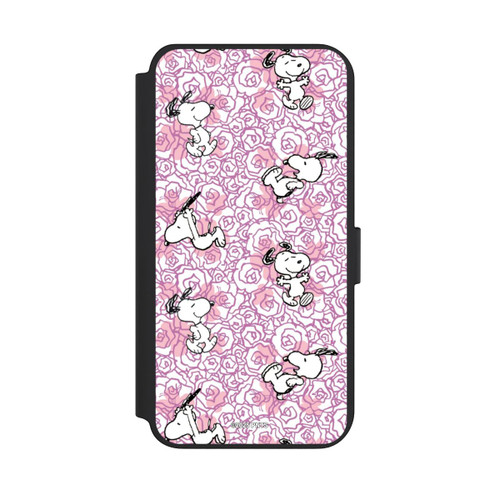 Samsung Galaxy S23+ NIVOflip Peanuts Pink Roses Pattern