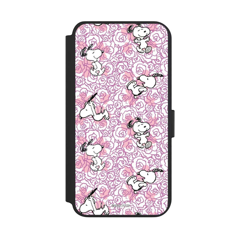 Galaxy S23 + NIVOflip Peanuts Pink Roses Pattern