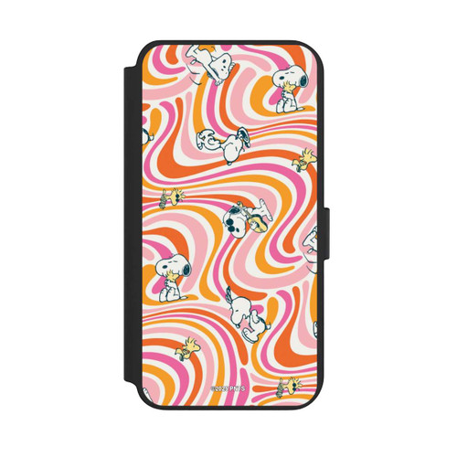 Samsung Galaxy S23+ NIVOflip Peanuts Hippie Pattern Orange