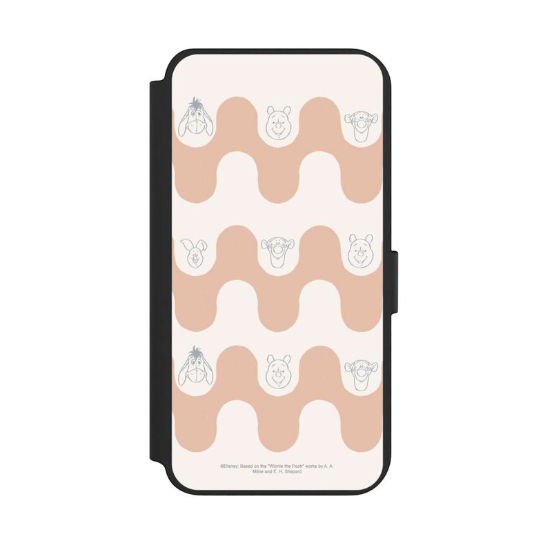 Galaxy S23 + NIVOflip Winnie l'Ourson et ses Amis Motif Vagues Bohèmes