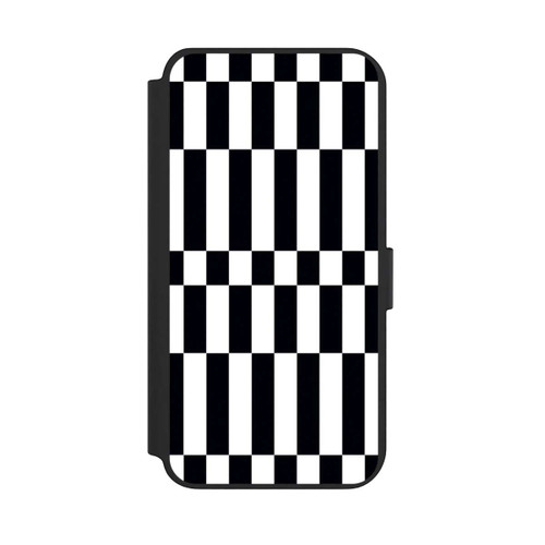 Samsung Galaxy S23+ NIVOflip Checked Abstract Bold Black and White Color Block