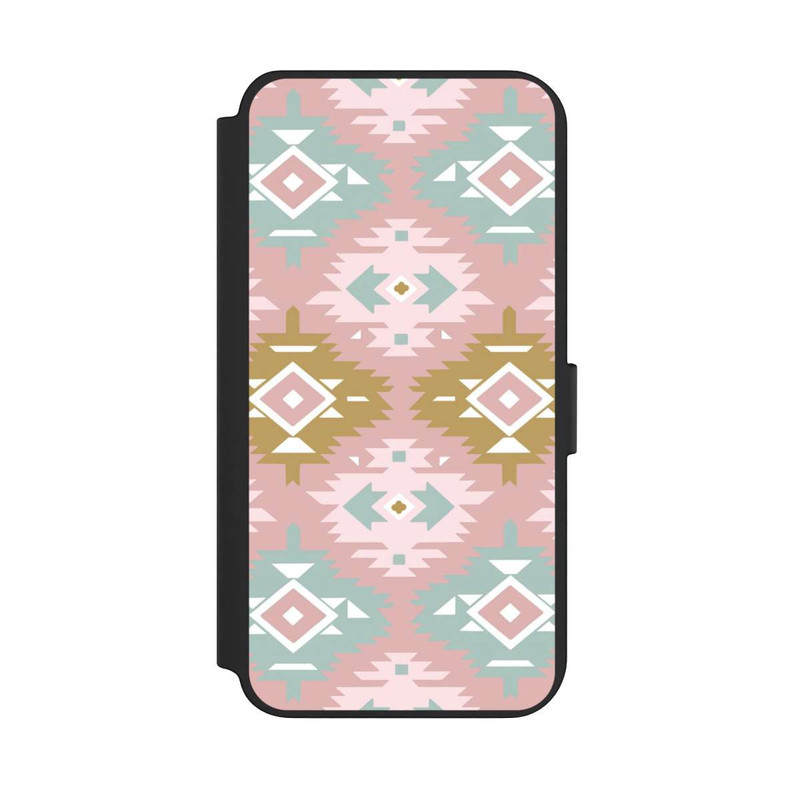 Galaxy S23 + NIVOflip Modern Tribal Boho Aztec Geometric Design