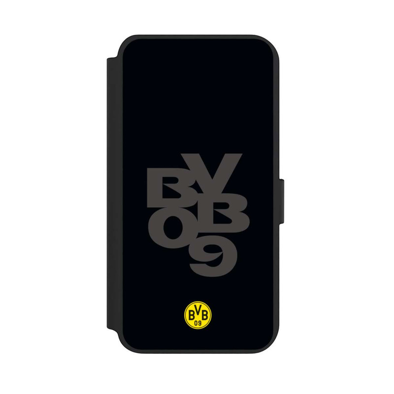 Galaxy S23 + NIVOflip BVB09 Grau Schwarz