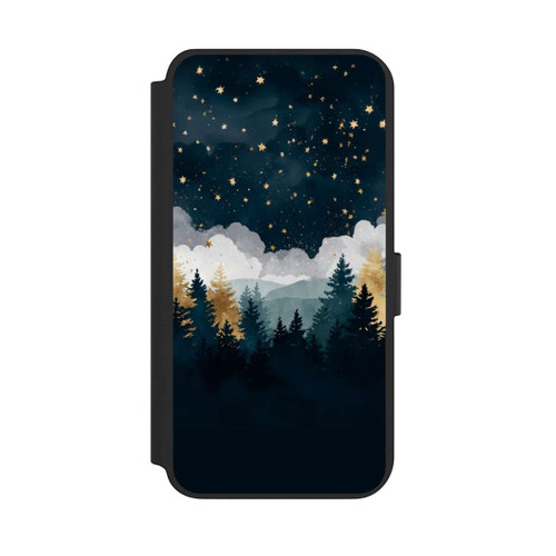 Samsung Galaxy S23+ NIVOflip nächtlicher Wald Indigo