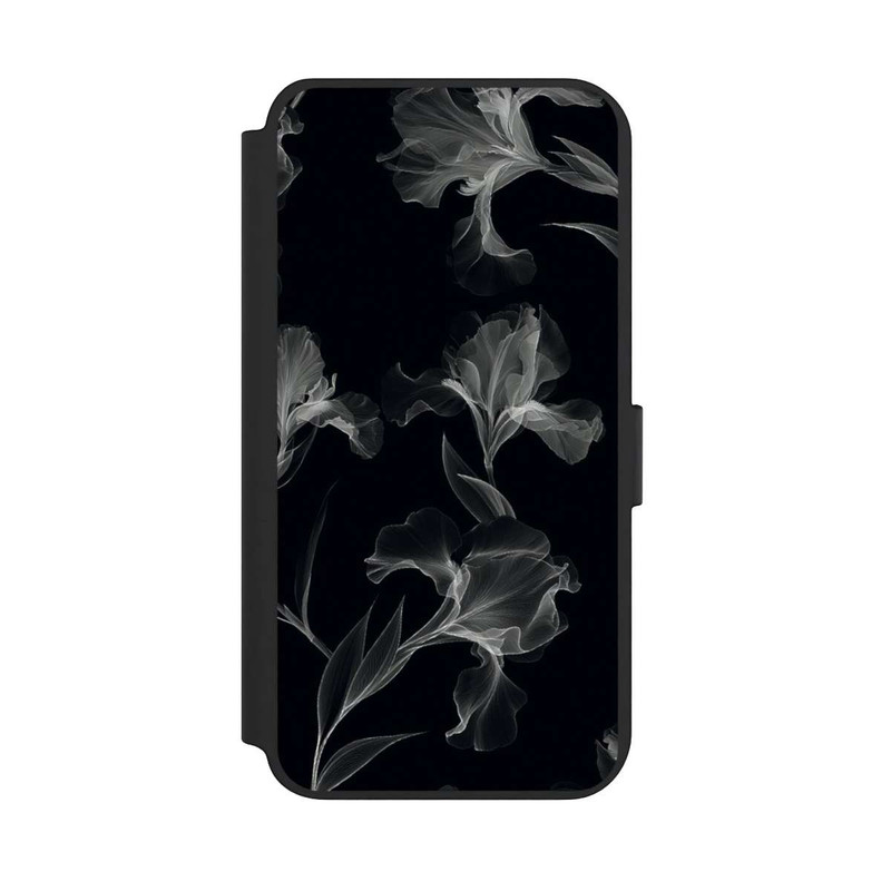 Galaxy S23 + NIVOflip Blumen Schwarz-Weiß Röntgenaufnahme