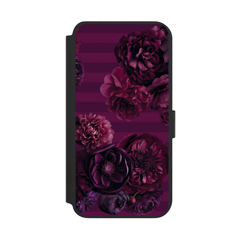 Samsung Galaxy S23+ NIVOflip Majestic Baroque Blossom Dream Burgundy Pink with AI