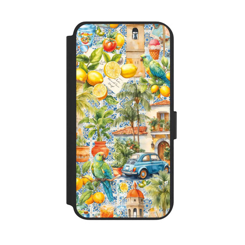 Samsung Galaxy S23+ NIVOflip Whimsica Italian Travel Memories With AI