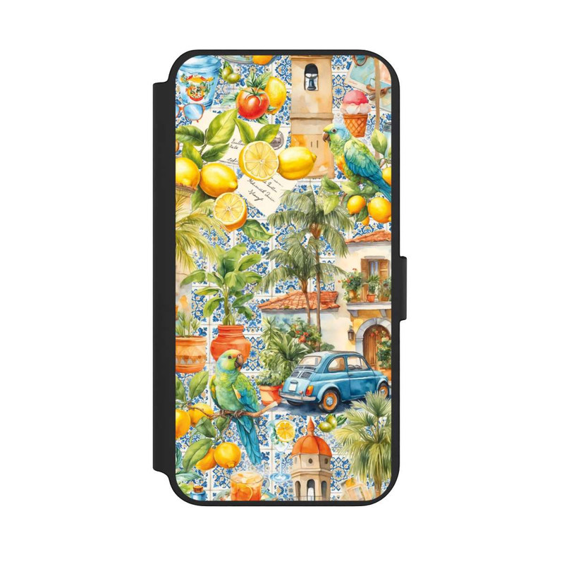 Galaxy S23 + NIVOflip Whimsica Italian Travel Memories With AI