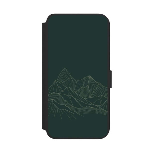Samsung Galaxy S23+ NIVOflip Berg Line Art Grün