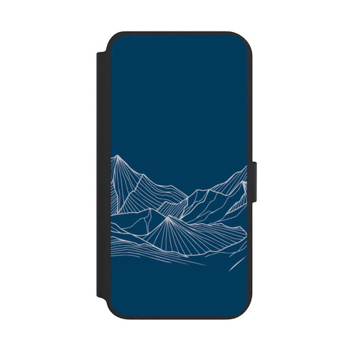 Samsung Galaxy S23+ NIVOflip Blue Mountain Contour Lines