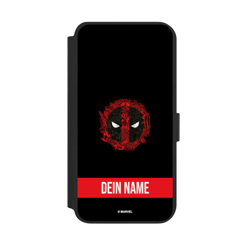 Samsung Galaxy S23+ NIVOflip Deadpool Logo Personalisierbar