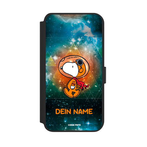 Samsung Galaxy S23+ NIVOflip Snoopy Weltraumreisender Personalisierbar