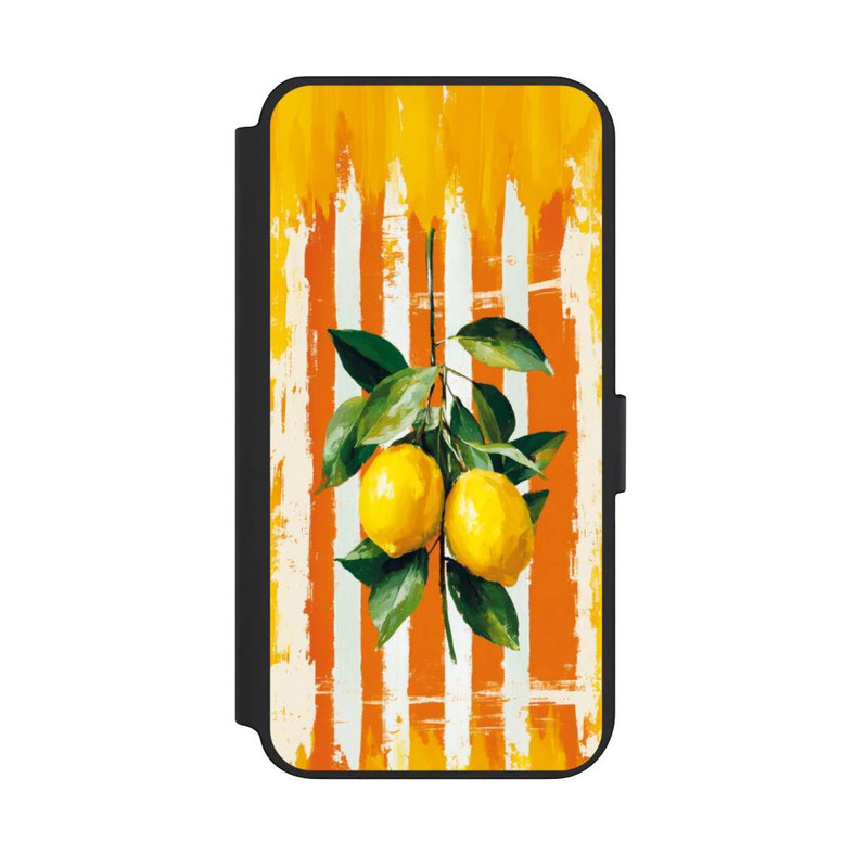 Galaxy S23 + NIVOflip Summer Lemons on Stripes with AI