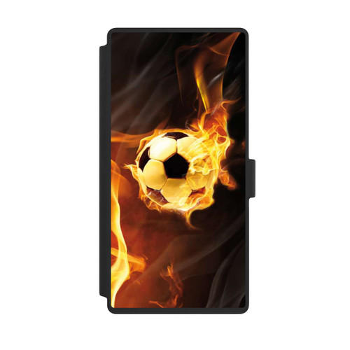 Samsung Galaxy S23 Ultra NIVOflip Fußball in Flammen