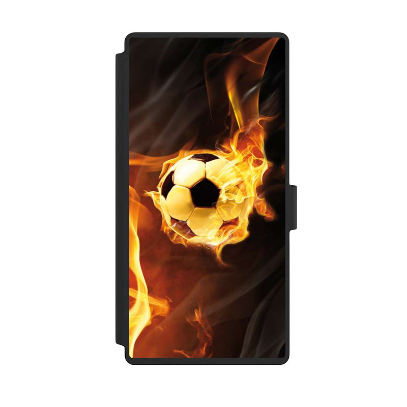 Galaxy S23 Ultra NIVOflip Fußball in Flammen