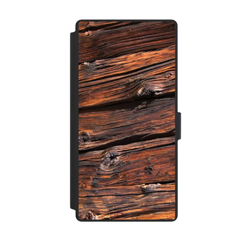 Samsung Galaxy S23 Ultra NIVOflip Effritement Planche en Bois