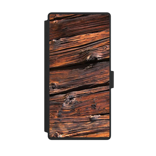 Samsung Galaxy S23 Ultra NIVOflip Verwitterte Holzplanken