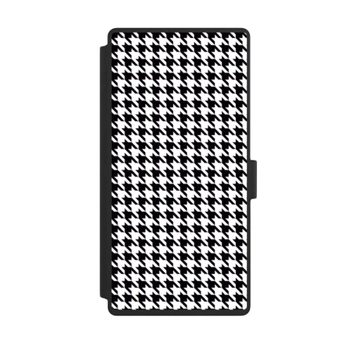 Samsung Galaxy S23 Ultra NIVOflip Hahnentritt Schwarz Weiß