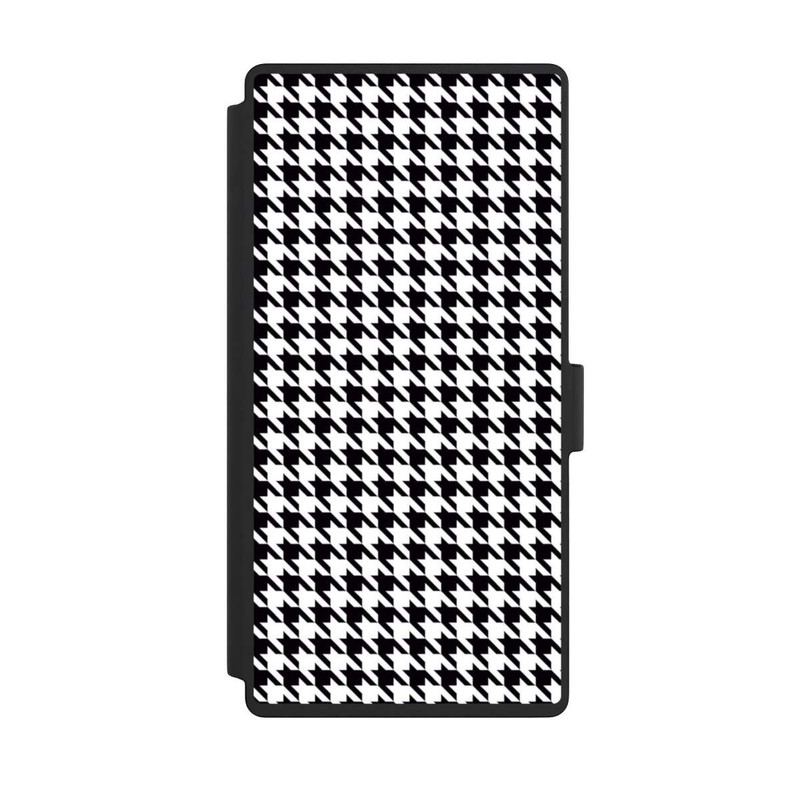 Galaxy S23 Ultra NIVOflip Houndstooth black-white