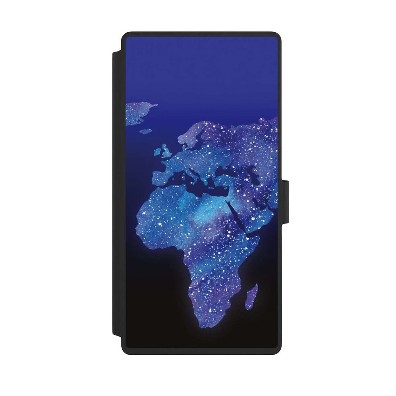 Galaxy S23 Ultra NIVOflip Carte du Monde Cosmique