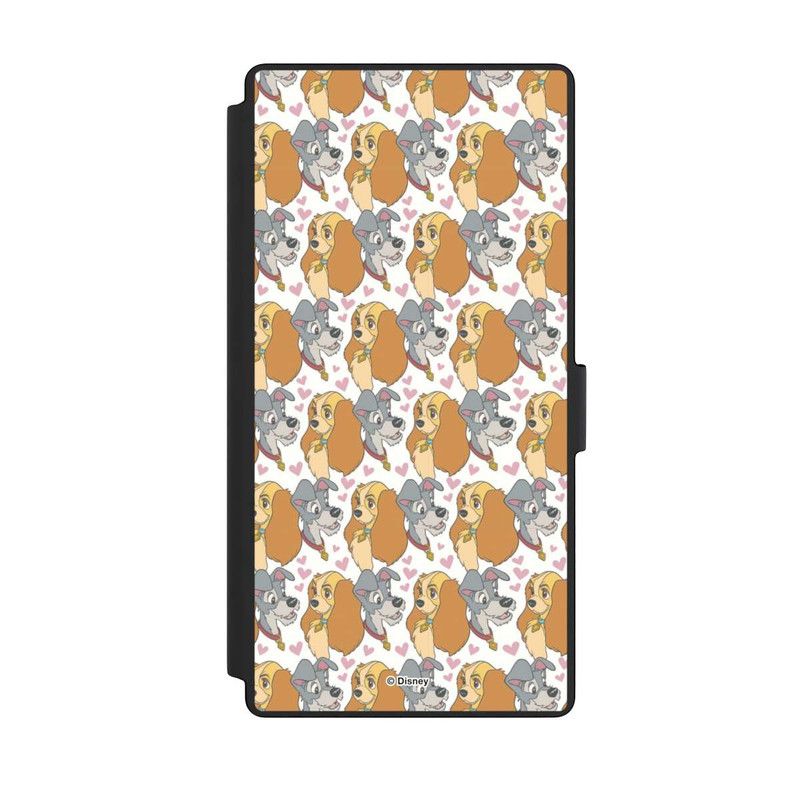 Galaxy S23 Ultra NIVOflip La Belle et Le Chlochard Motif Cœurs