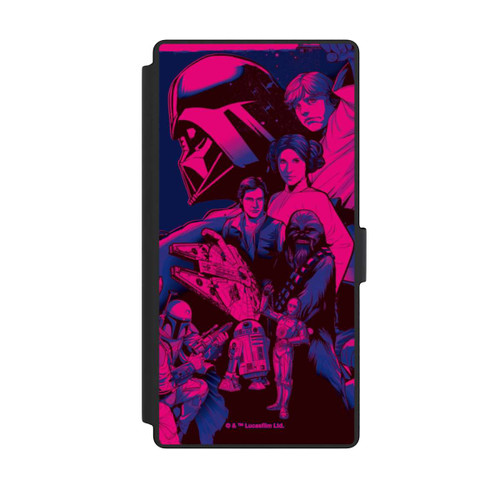 Samsung Galaxy S23 Ultra NIVOflip StarWars Charaktere - Ultraviolet