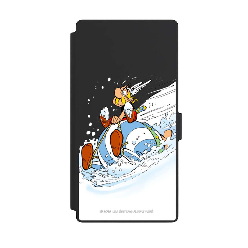 Galaxy S23 Ultra NIVOflip Asterix & Obelix Schlitten Transparent