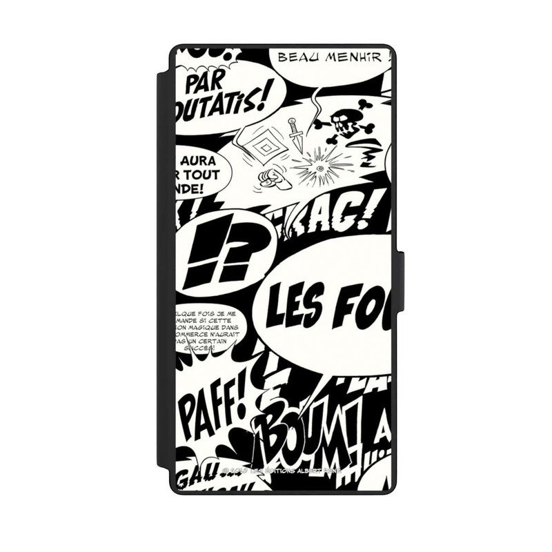 Galaxy S23 Ultra NIVOflip Sprechblasen Asterix Schwarz