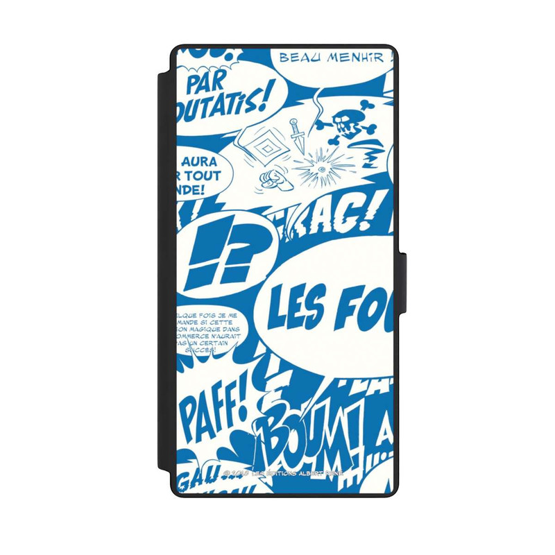 Galaxy S23 Ultra NIVOflip Sprechblasen Asterix Blau